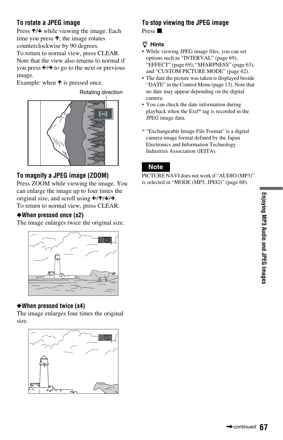 Sony DVP-CX995V User Manual | Page 67 / 96