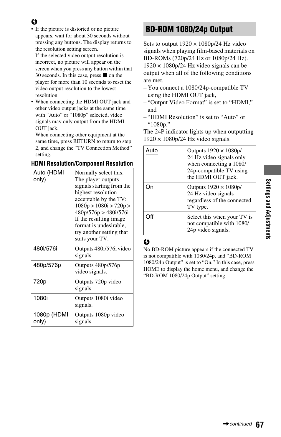 Sony BDP-CX7000ES User Manual | Page 67 / 99