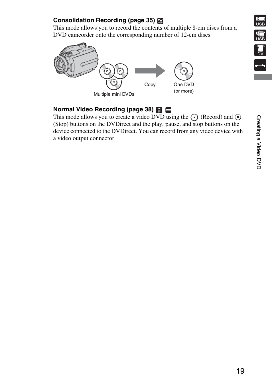 Sony VRD-VC30 User Manual | Page 19 / 64