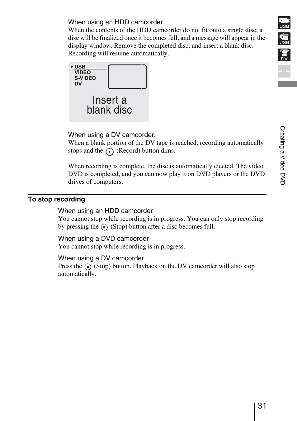 Sony VRD-VC30 User Manual | Page 31 / 64