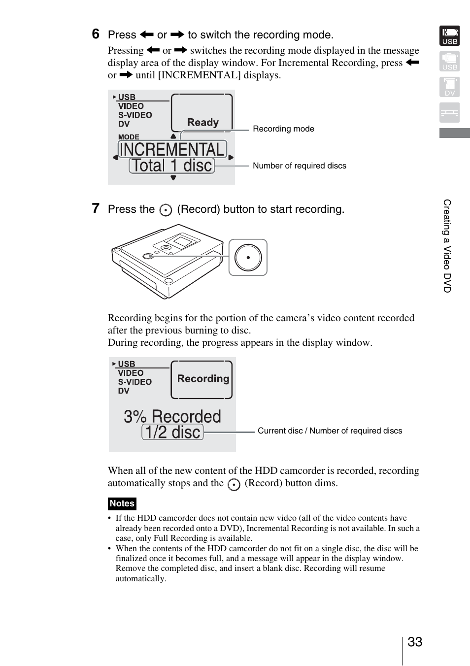 Sony VRD-VC30 User Manual | Page 33 / 64