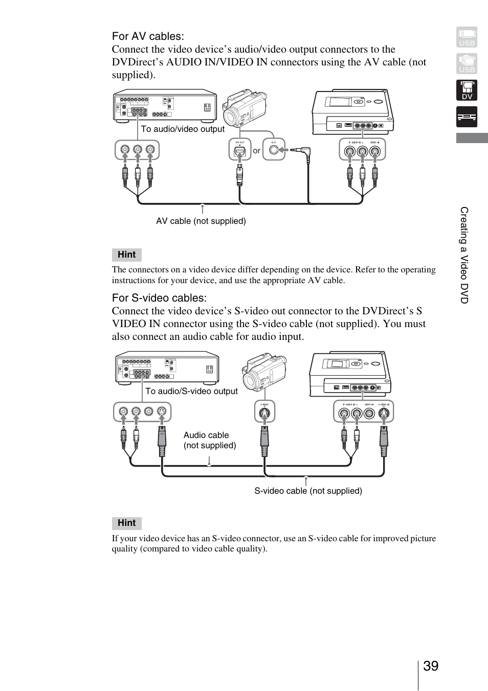 Sony VRD-VC30 User Manual | Page 39 / 64