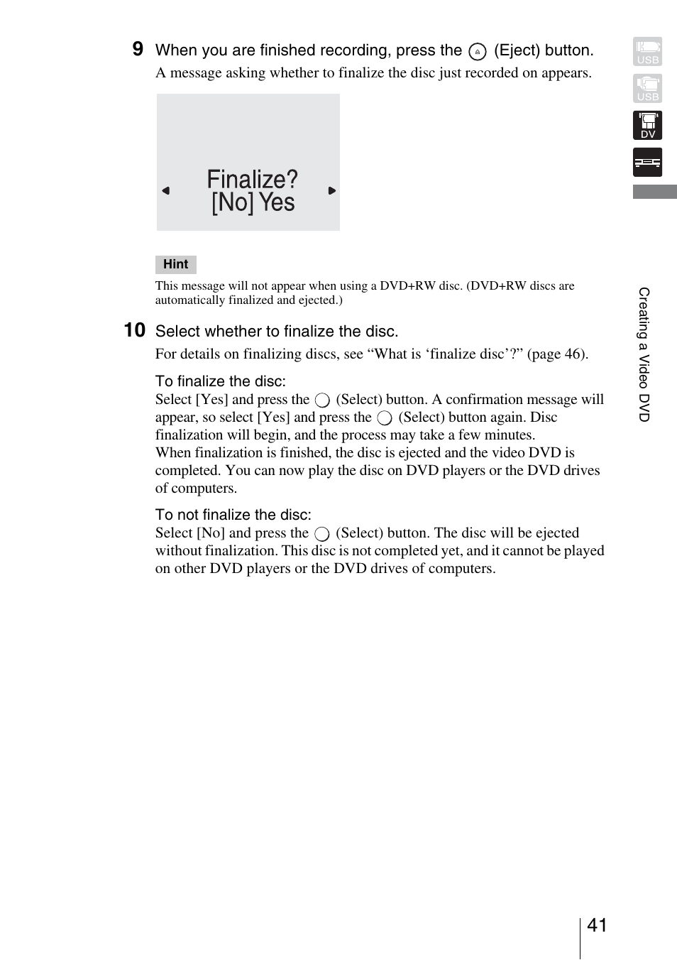 Sony VRD-VC30 User Manual | Page 41 / 64