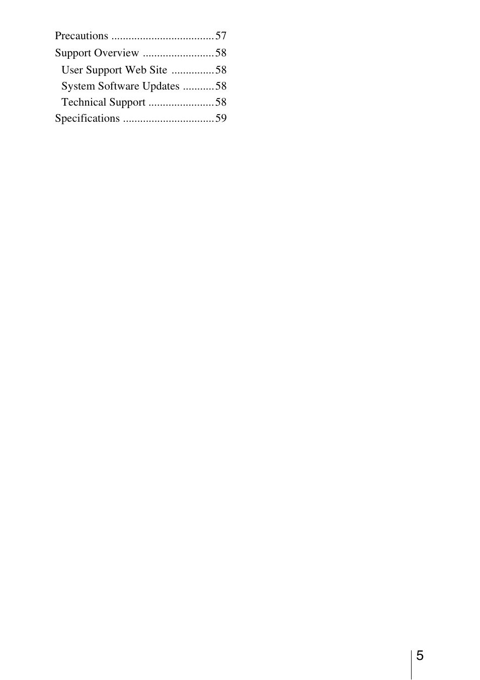 Sony VRD-VC30 User Manual | Page 5 / 64
