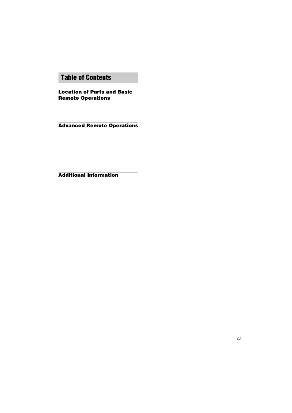Sony RM-LG112 User Manual | Page 3 / 16