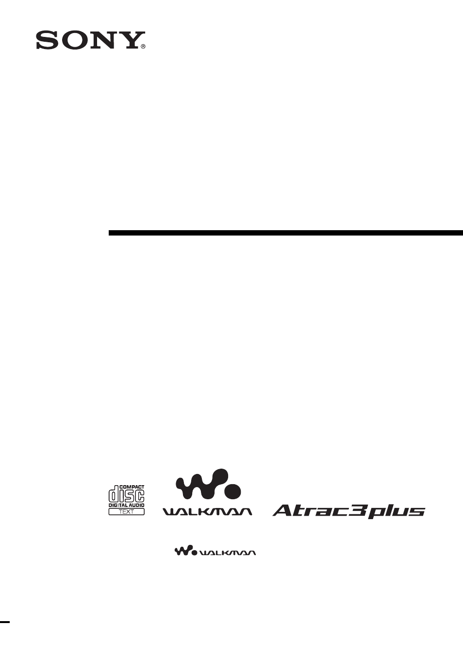 Sony Atrac3/MP3 CD Walkman D-NE300 User Manual | 36 pages
