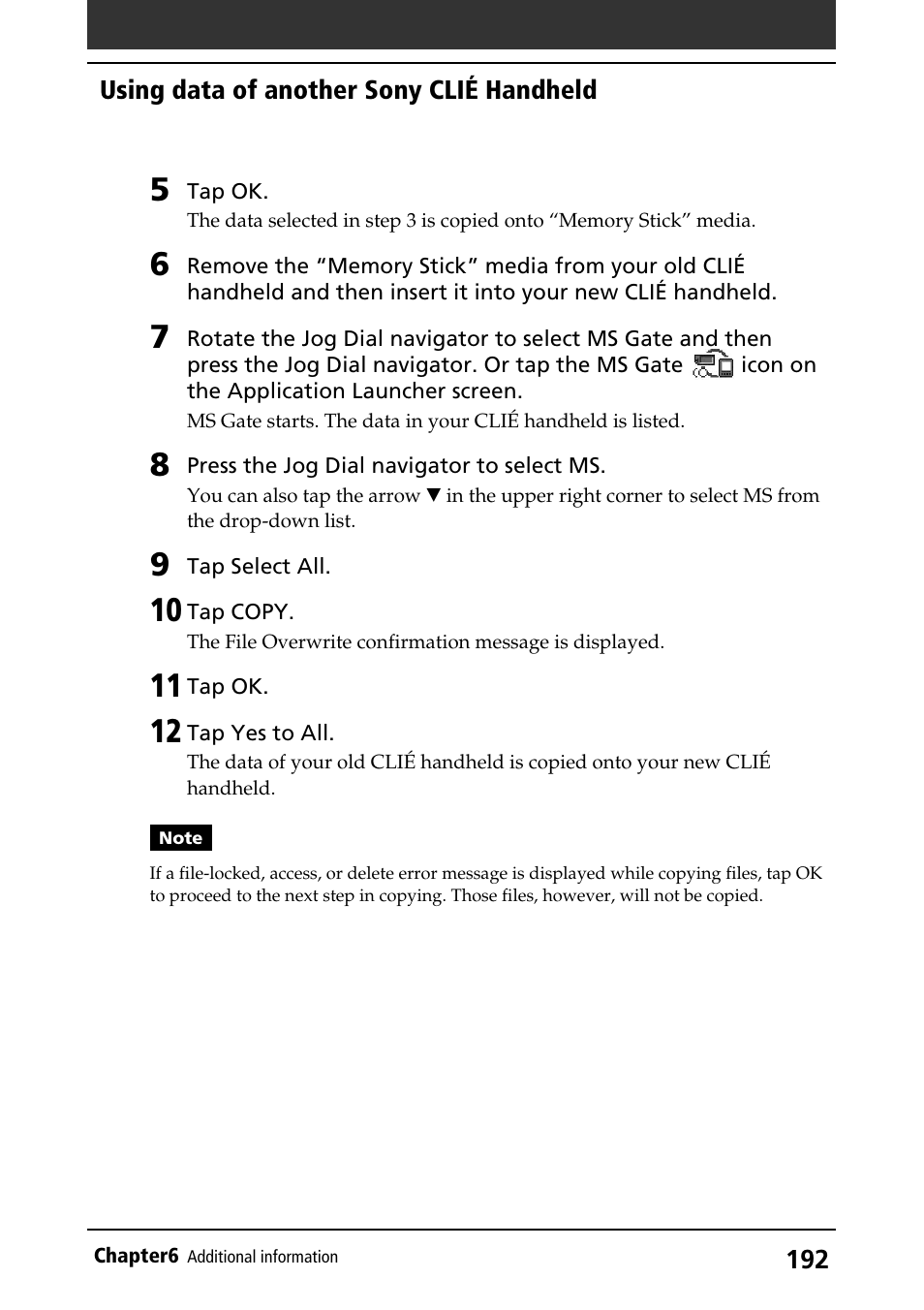 Sony PEG-S360 User Manual | Page 192 / 220