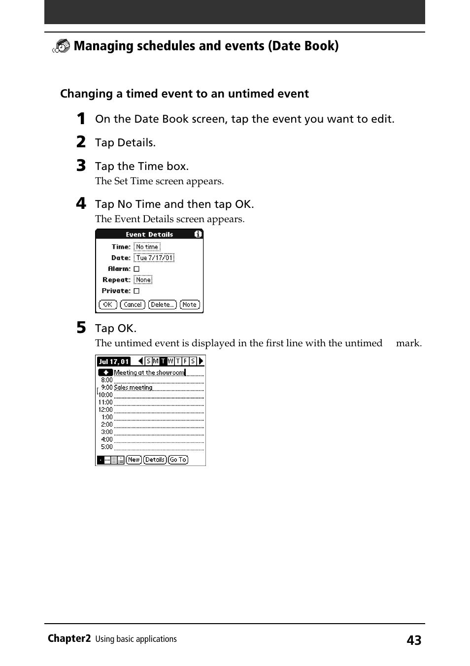 Sony PEG-S360 User Manual | Page 43 / 220