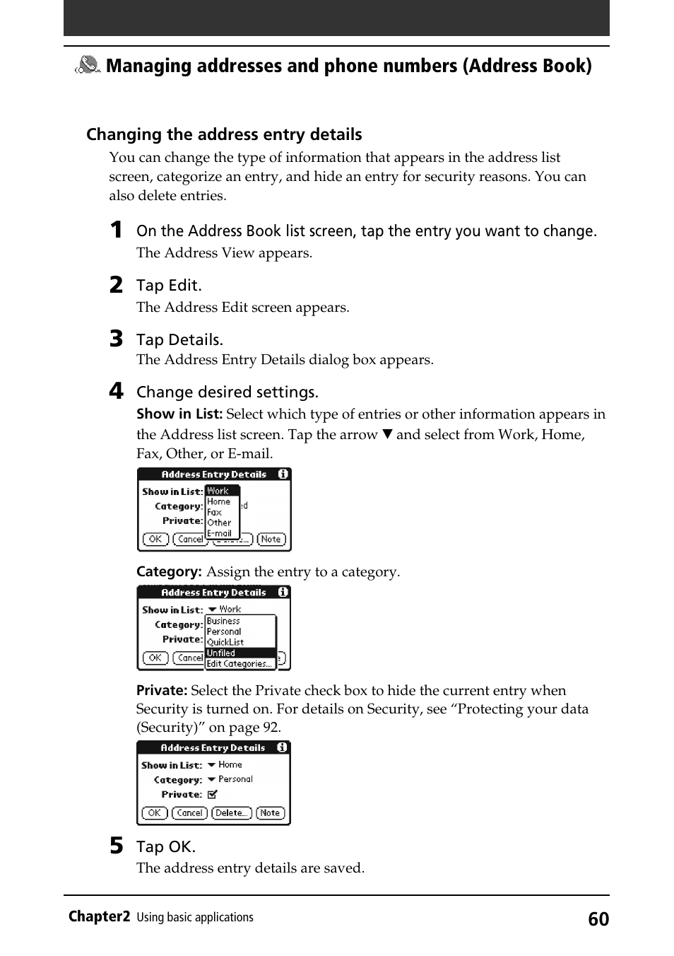 Sony PEG-S360 User Manual | Page 60 / 220