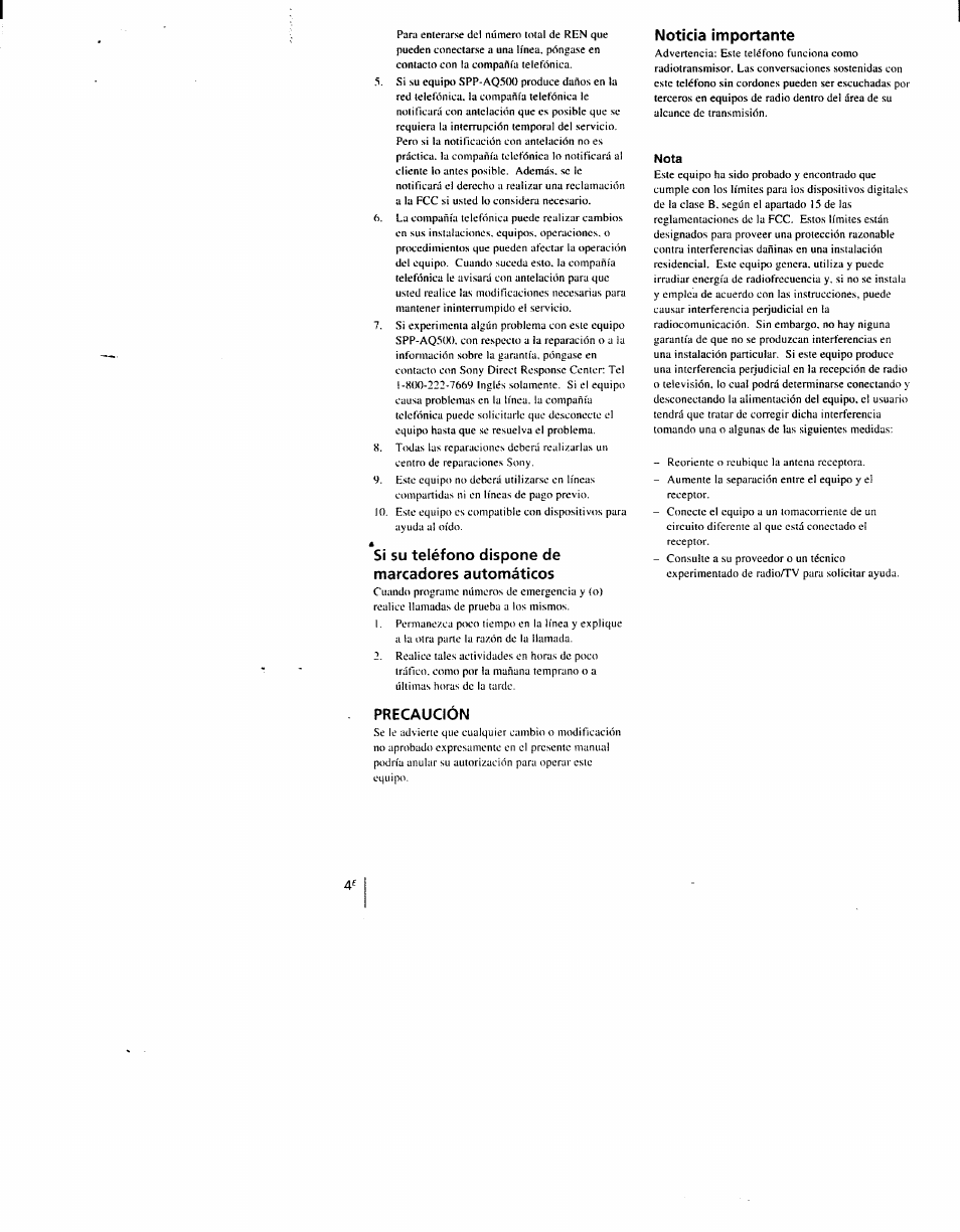 Sony SPP-AQ500 User Manual | Page 45 / 84