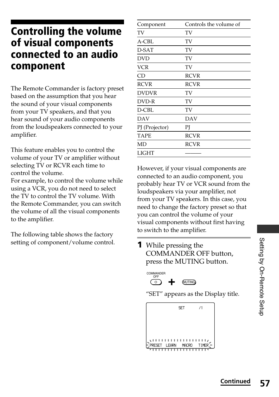 Sony RM-AX4000A User Manual | Page 57 / 96