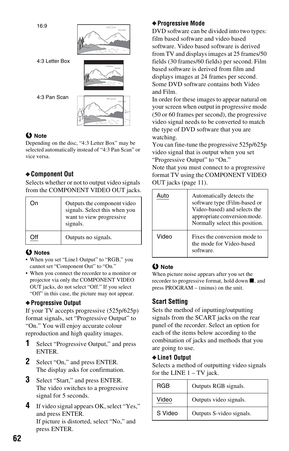 Sony RDR-GX120 User Manual | Page 62 / 88