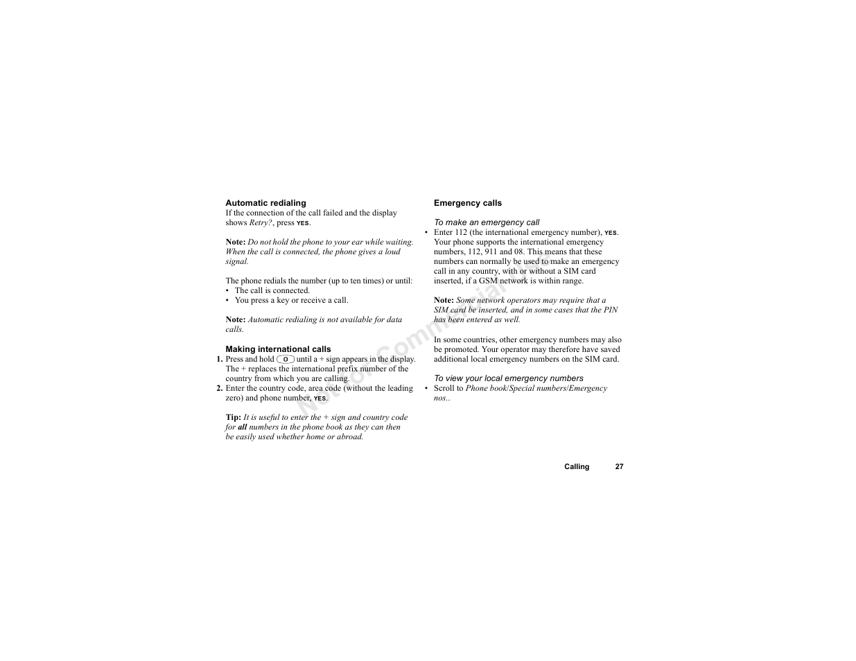 No t fo r c om me rci al u se | Sony T300 User Manual | Page 25 / 83