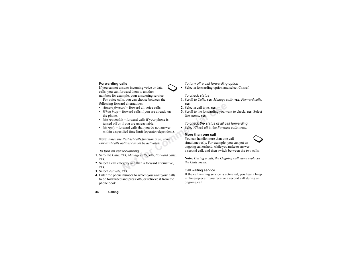 No t fo r c om me rci al u se | Sony T300 User Manual | Page 32 / 83