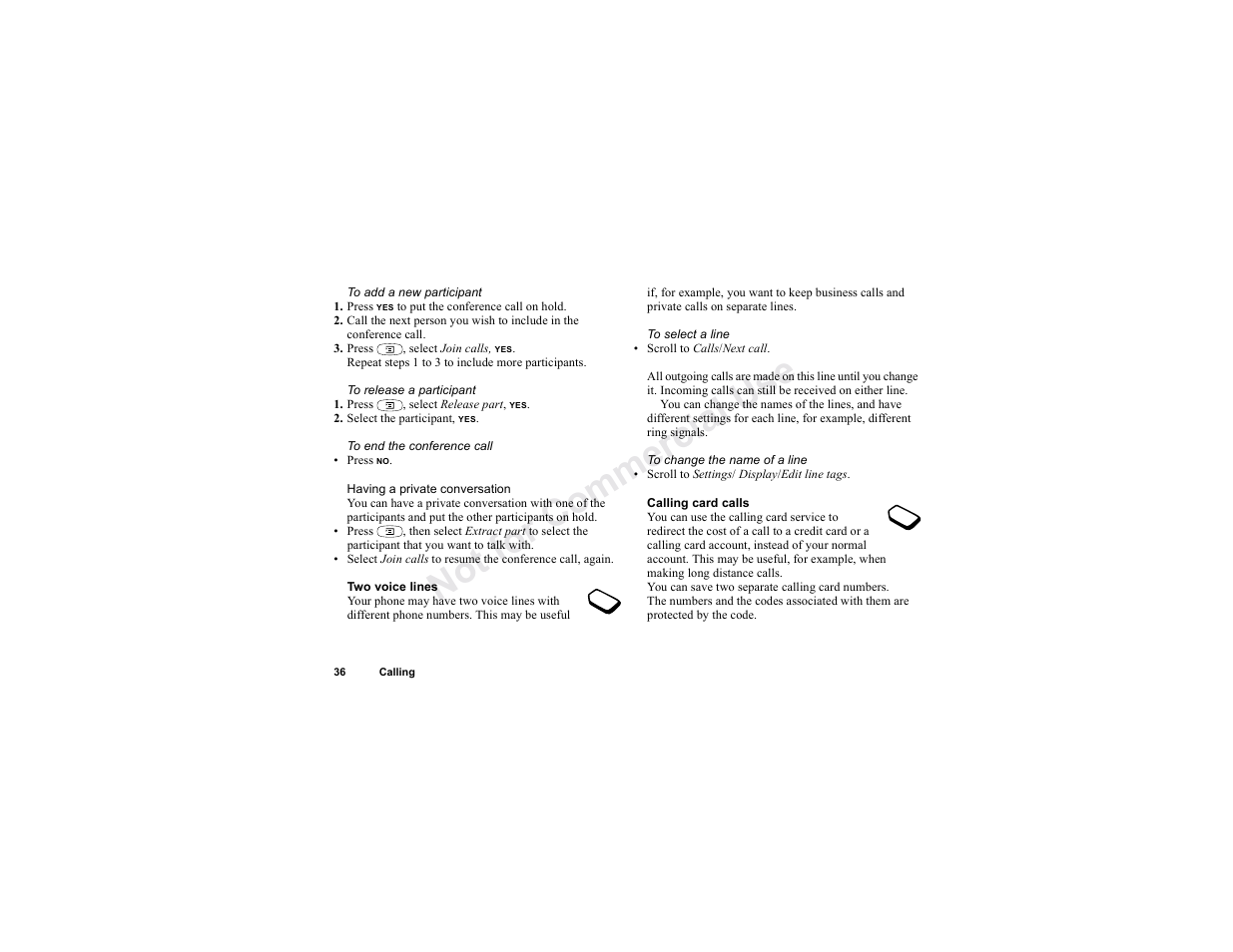 No t fo r c om me rci al u se | Sony T300 User Manual | Page 34 / 83