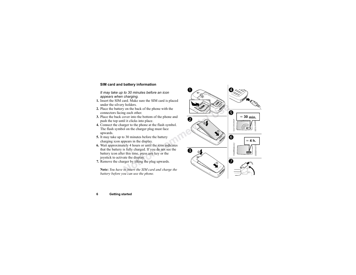 No t fo r c om me rci al u se | Sony T300 User Manual | Page 4 / 83