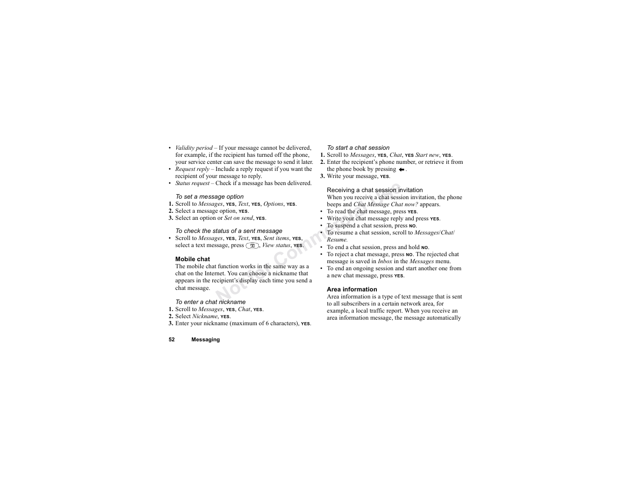 No t fo r c om m e rci al u se | Sony T300 User Manual | Page 50 / 83