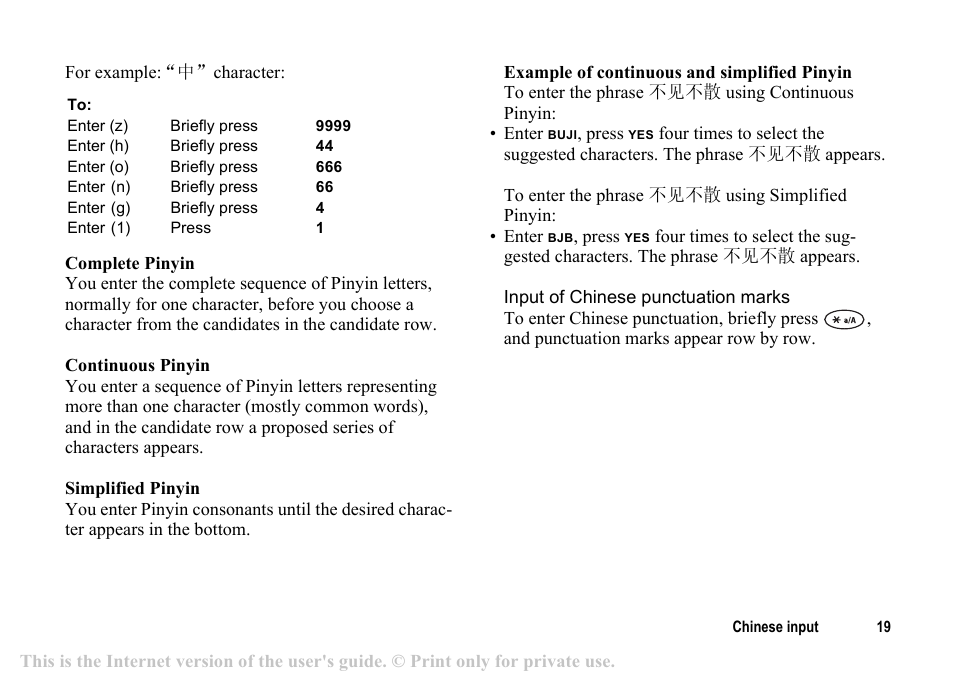 Sony T200c User Manual | Page 19 / 64