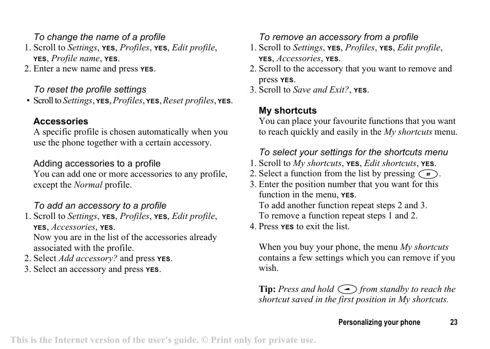 Sony T200c User Manual | Page 23 / 64