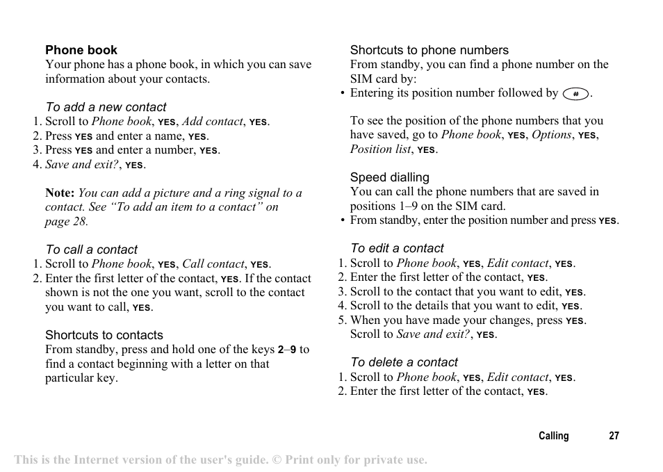 Sony T200c User Manual | Page 27 / 64