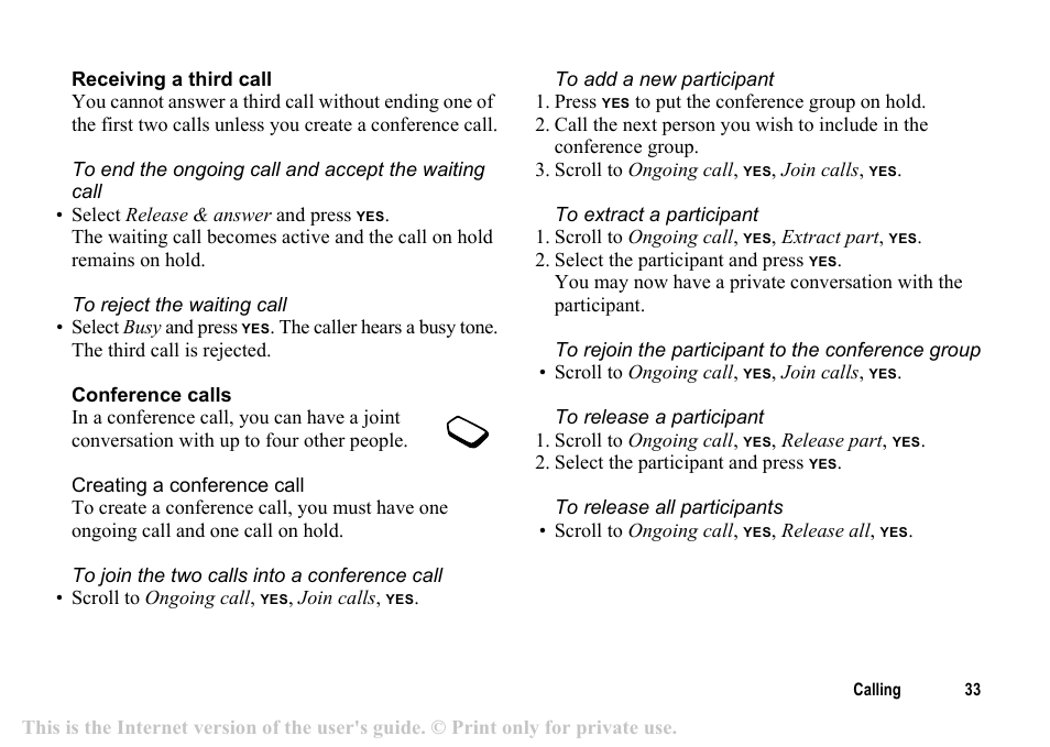 Sony T200c User Manual | Page 33 / 64