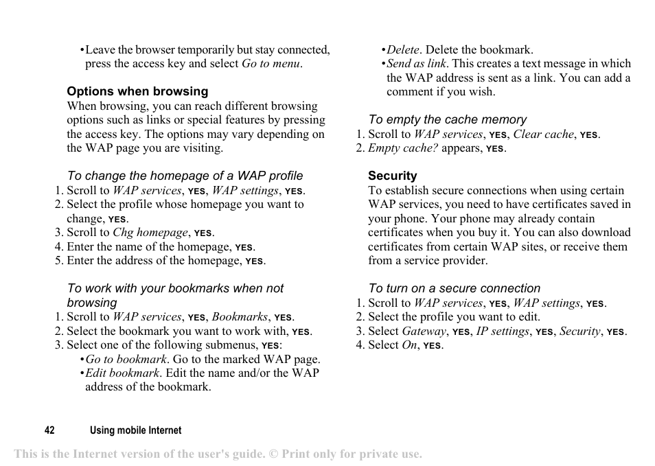 Sony T200c User Manual | Page 42 / 64