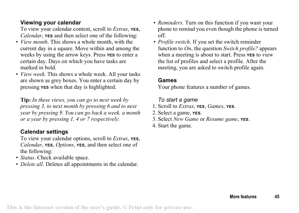 Sony T200c User Manual | Page 45 / 64