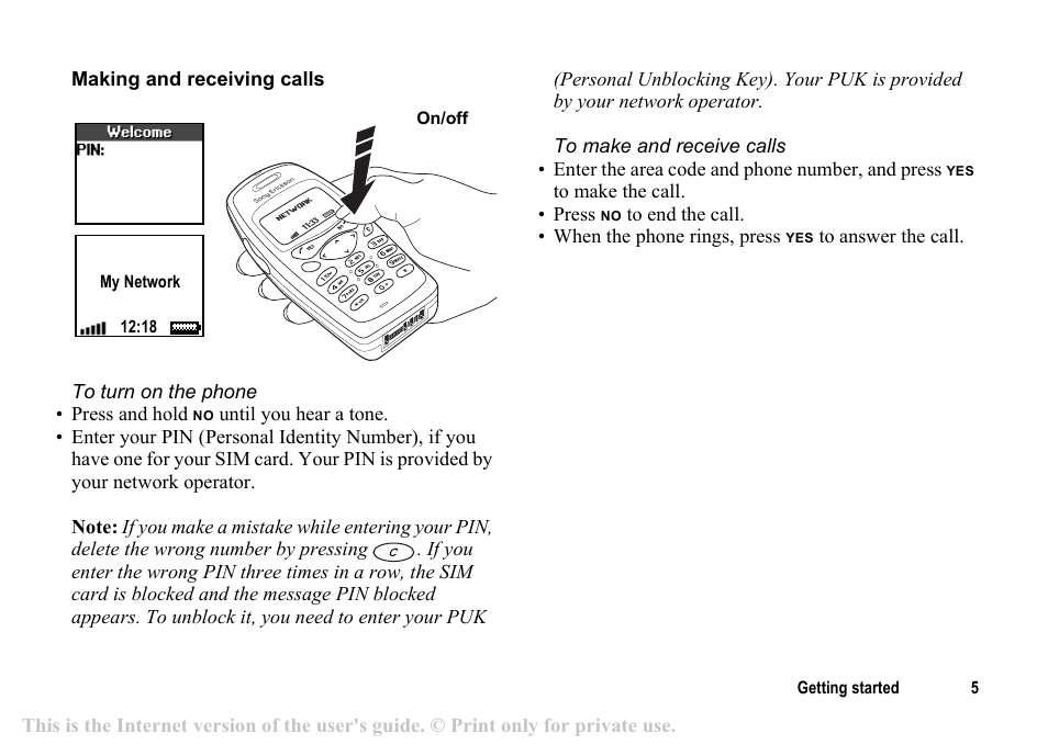 Sony T200c User Manual | Page 5 / 64