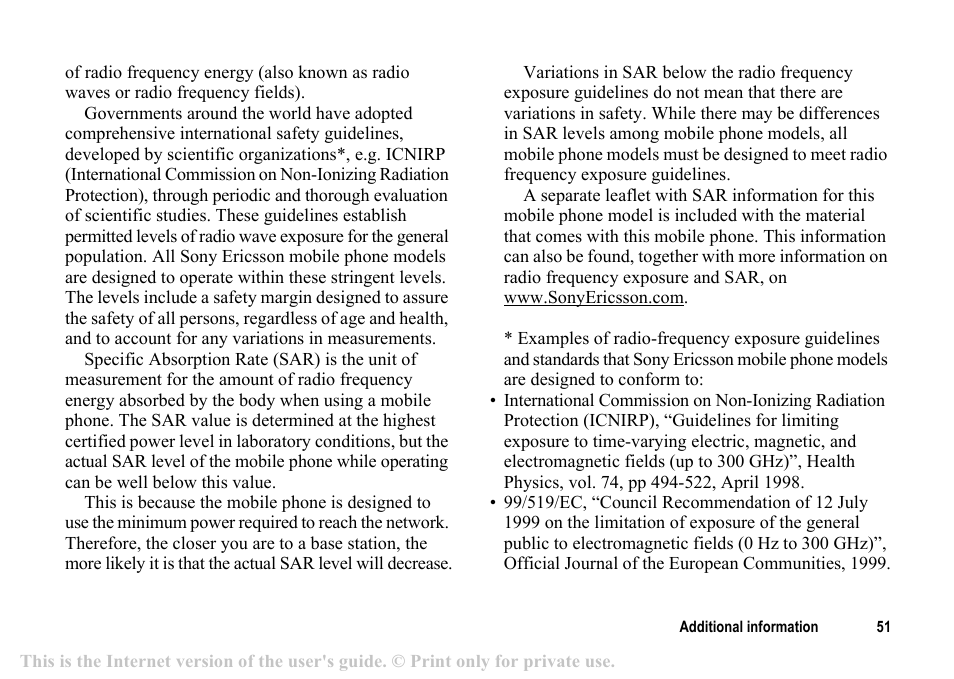 Sony T200c User Manual | Page 51 / 64