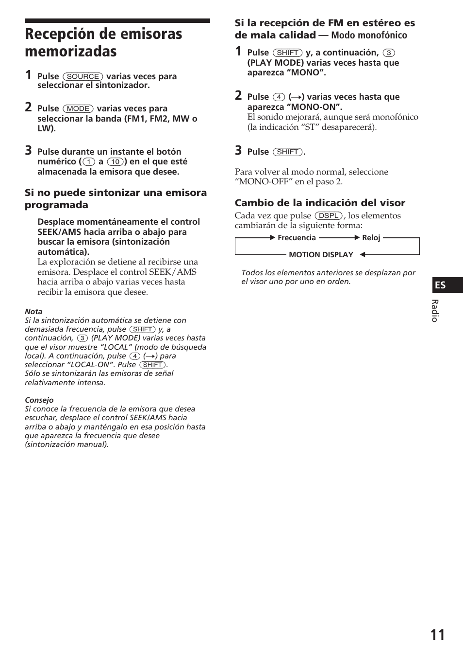 Sony CDX-C580R User Manual | Page 41 / 124