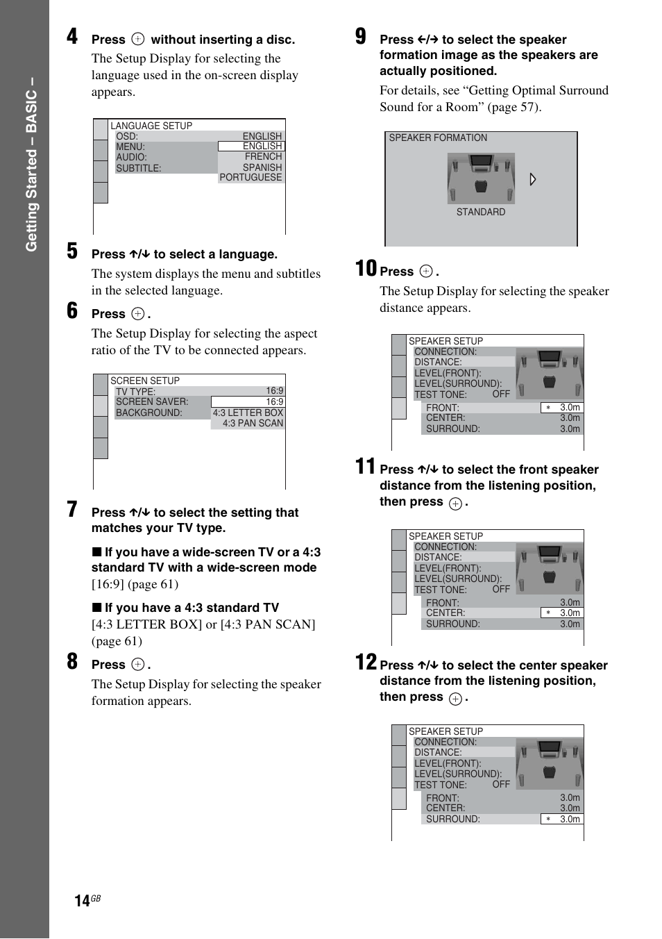 Sony DAV-DZ20 User Manual | Page 14 / 88