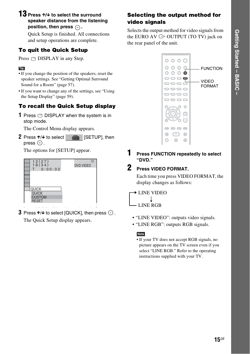 Sony DAV-DZ20 User Manual | Page 15 / 88