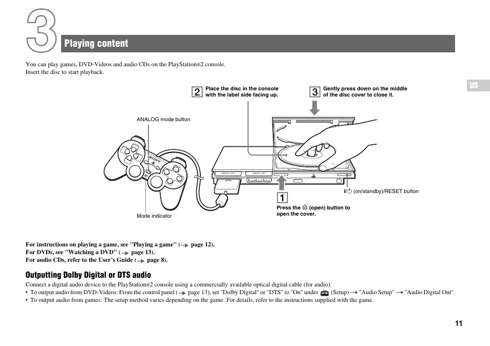 Sony Playstation 2 SCPH-90001 User Manual | Page 11 / 68