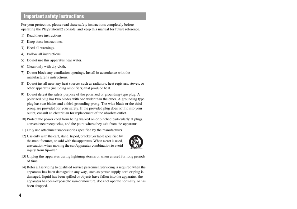 Sony Playstation 2 SCPH-90001 User Manual | Page 4 / 68