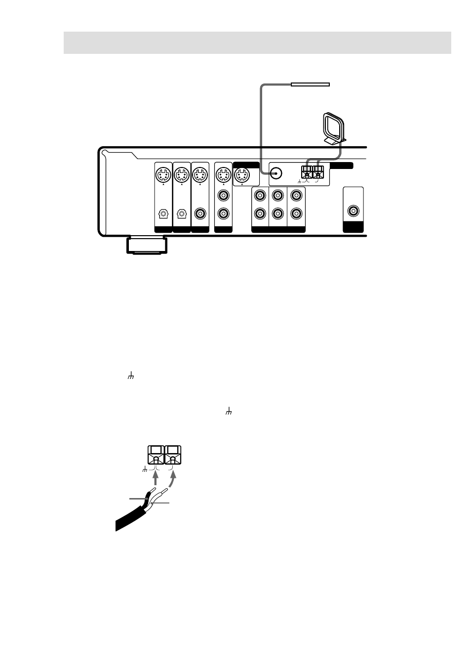 Antenna hookups | Sony HT-SL7 User Manual | Page 6 / 108