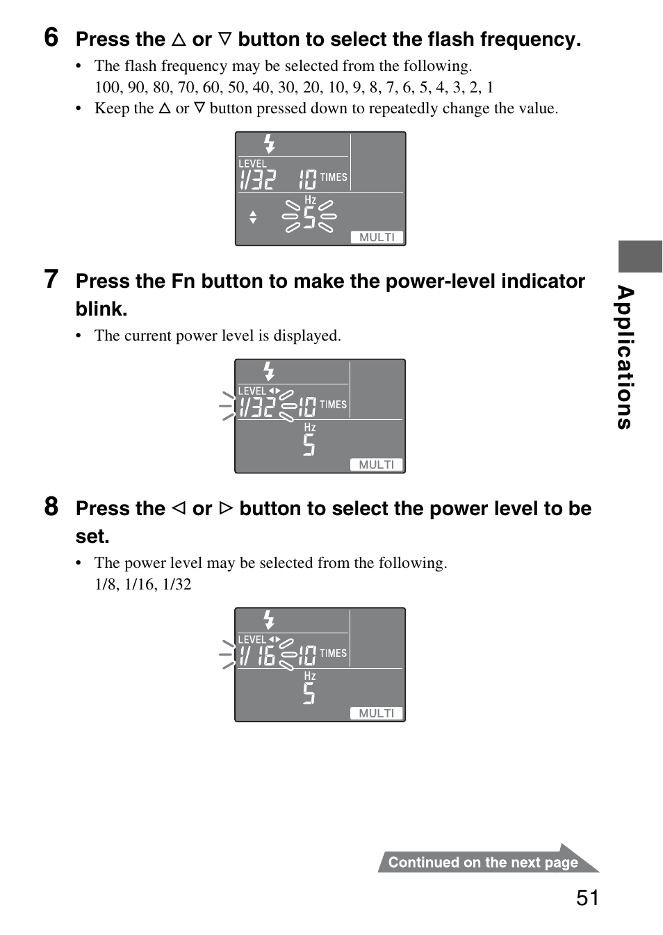 Sony HVL-F58AM User Manual | Page 51 / 88