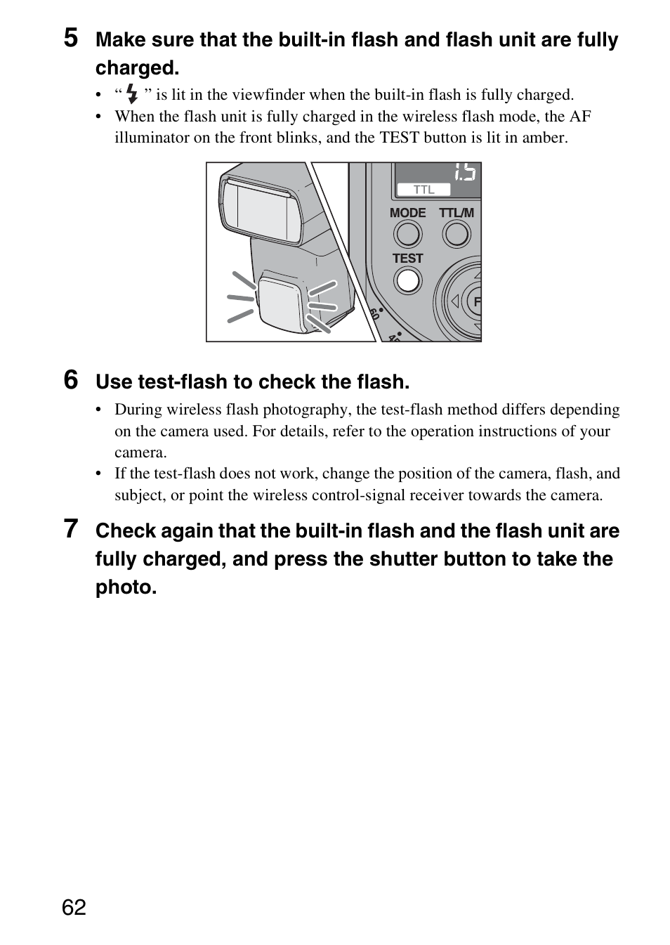 Sony HVL-F58AM User Manual | Page 62 / 88