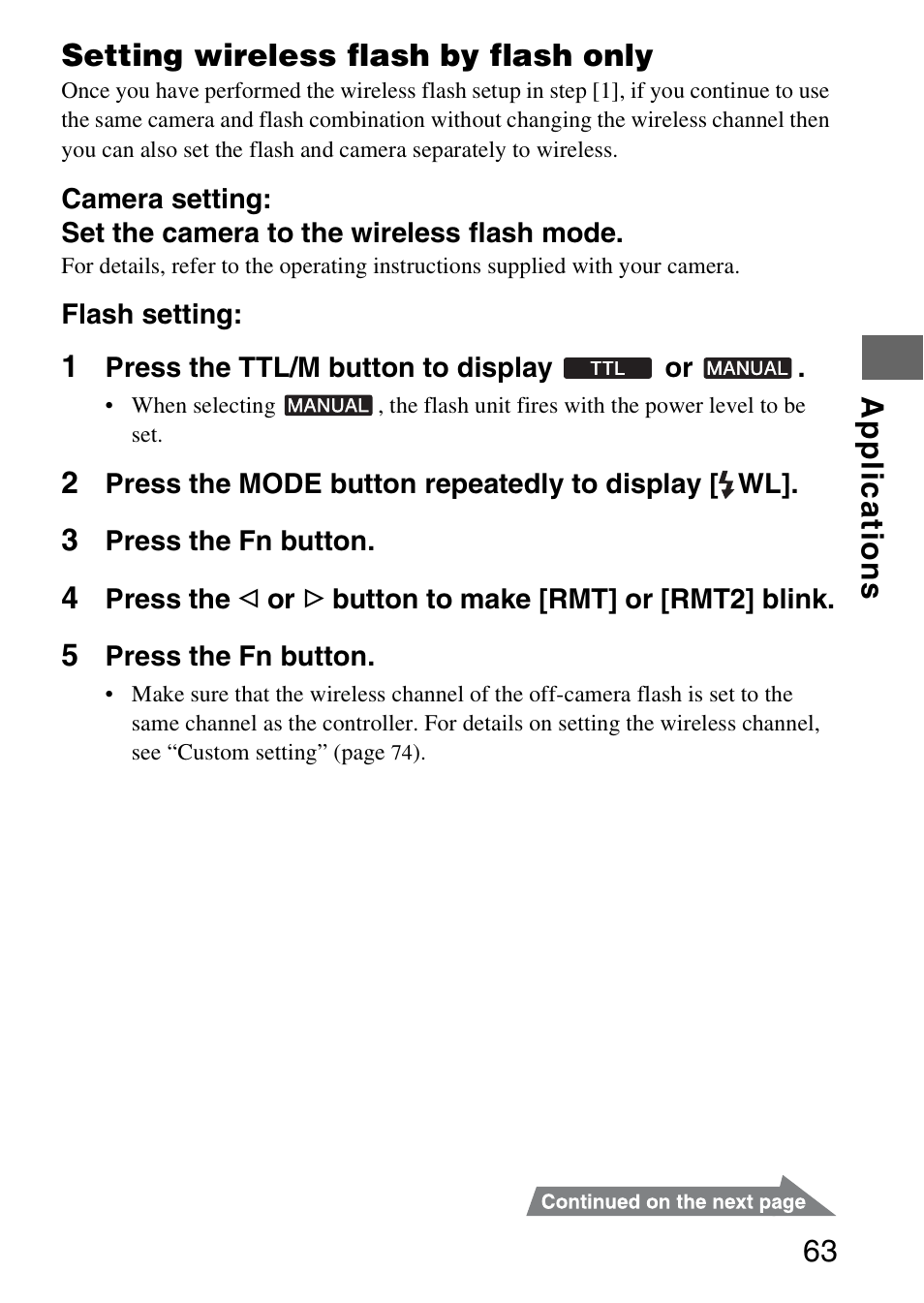 Sony HVL-F58AM User Manual | Page 63 / 88