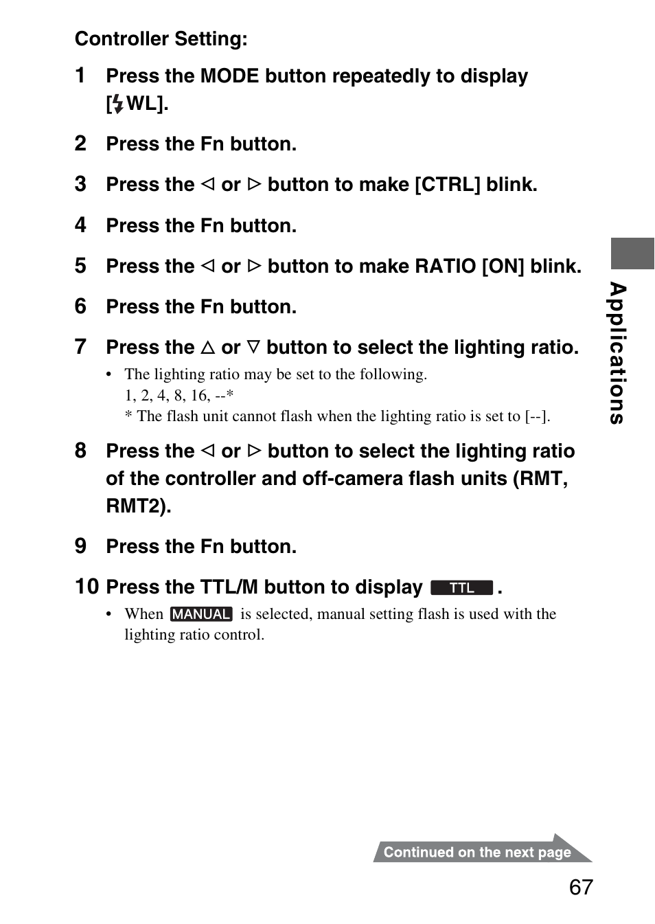 Sony HVL-F58AM User Manual | Page 67 / 88