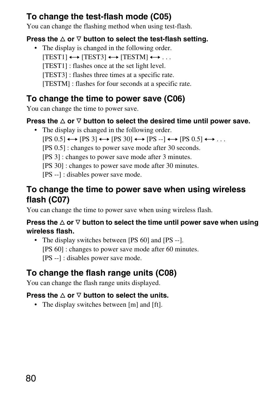 Sony HVL-F58AM User Manual | Page 80 / 88
