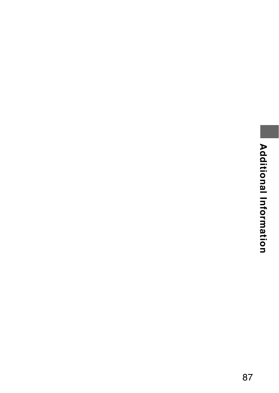 Sony HVL-F58AM User Manual | Page 87 / 88