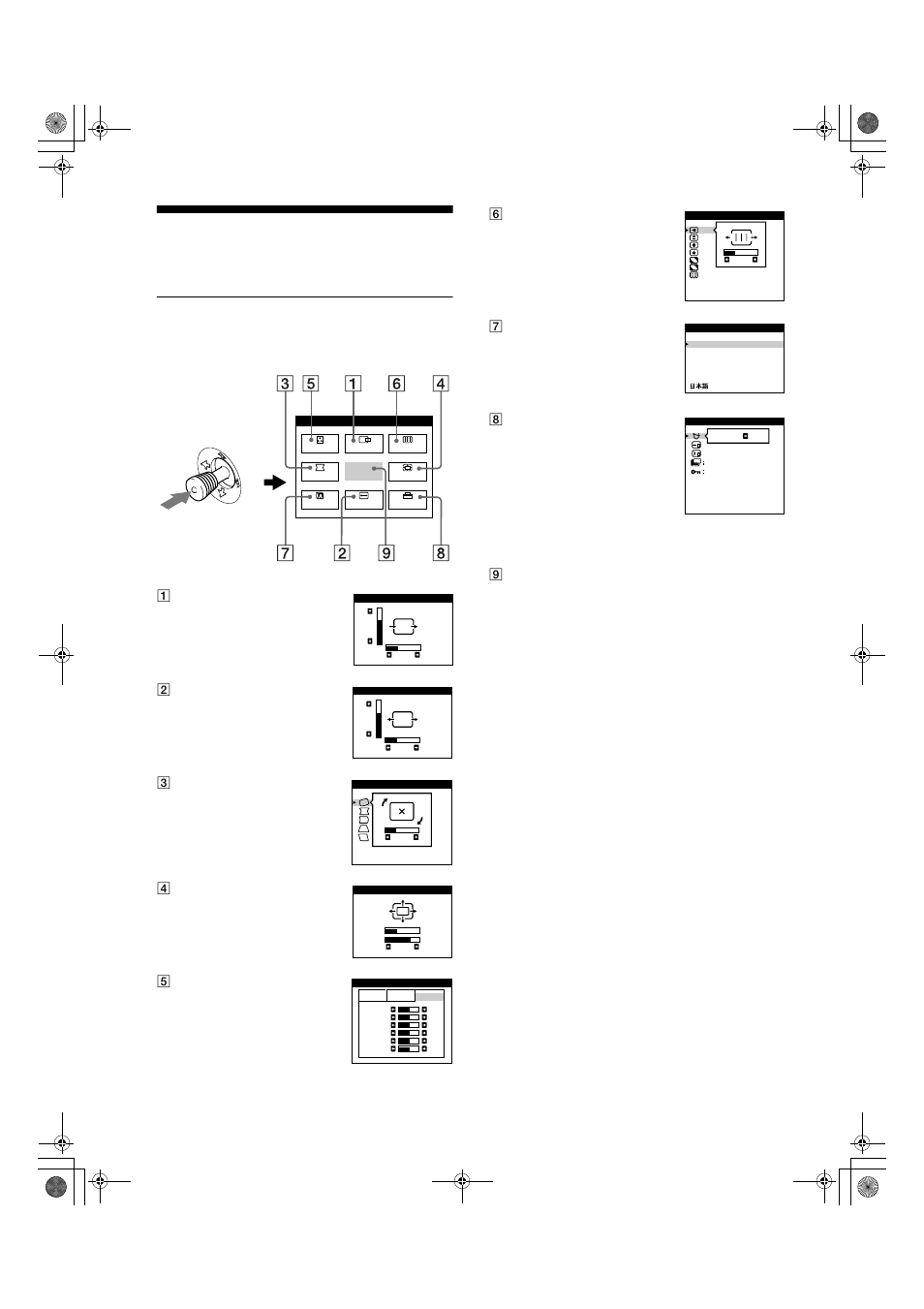 Customizing your monitor, Navigating the menu | Sony GDM-F400 User Manual | Page 10 / 52