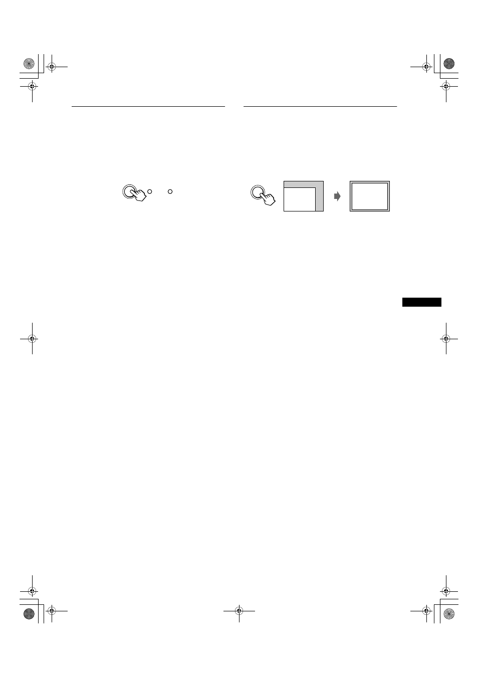 Selecting the input signal, Automatically sizing and centering the picture | Sony GDM-F400 User Manual | Page 9 / 52