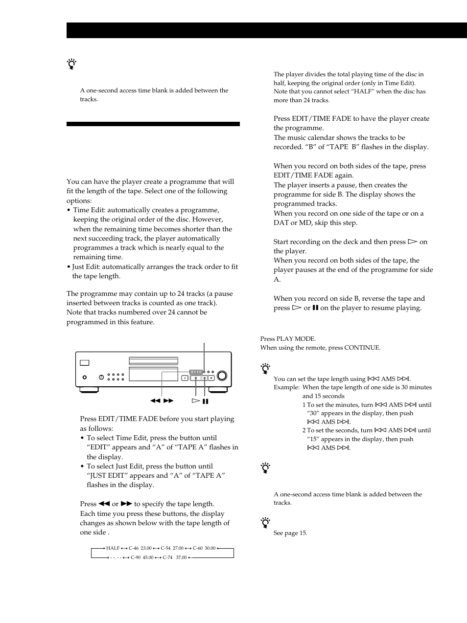 Recording from cds | Sony CDP-XB740 User Manual | Page 16 / 84