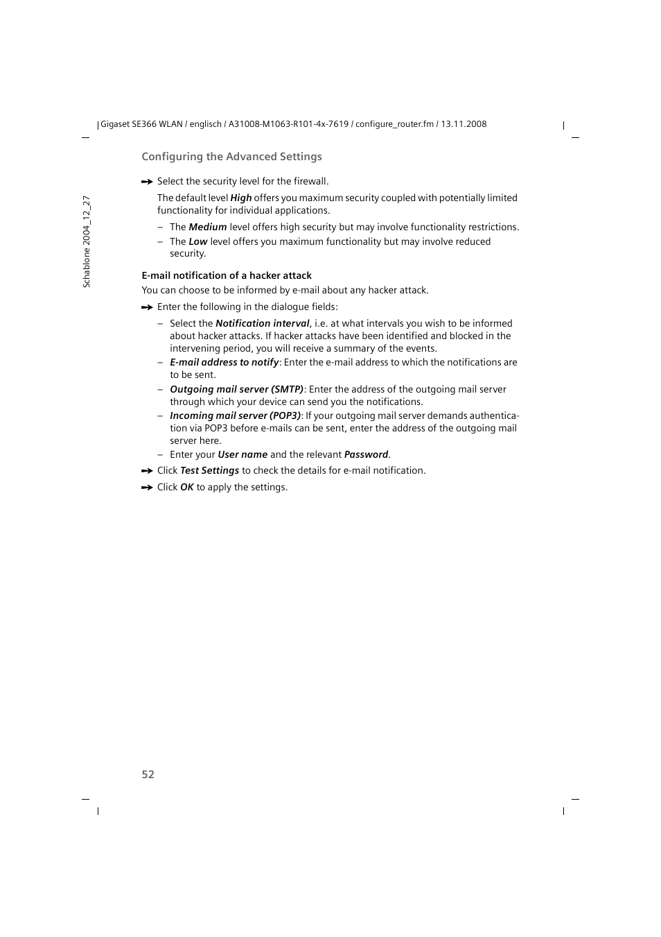 Sony SE366 User Manual | Page 52 / 124