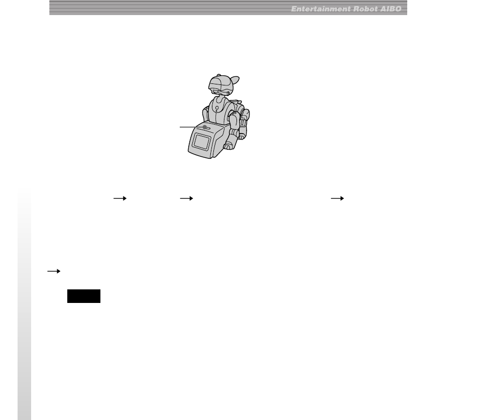 Checking aibo’s settings | Sony AIBO ERA-210P1 User Manual | Page 20 / 96