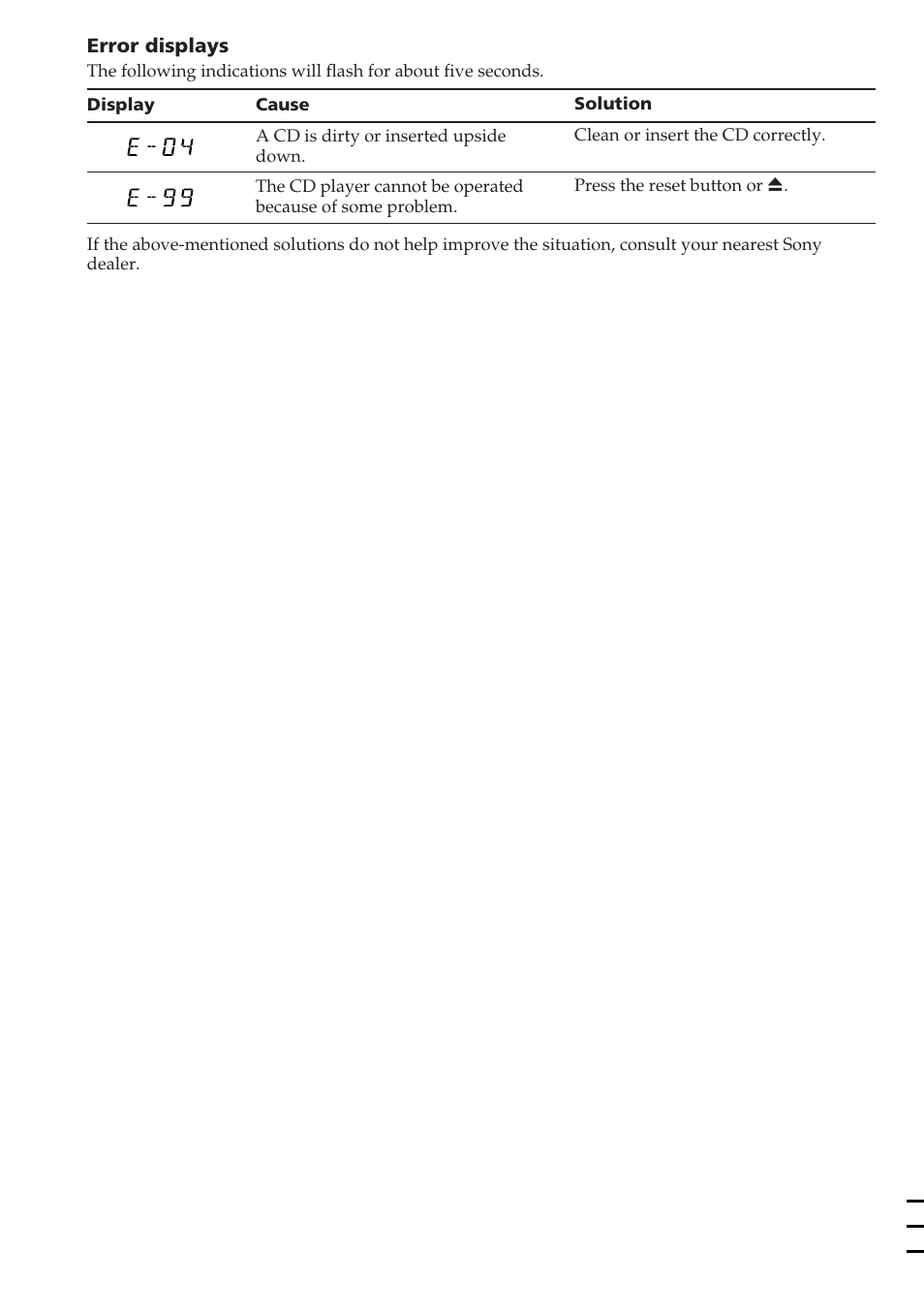 Sony CDX-4180 User Manual | Page 16 / 16
