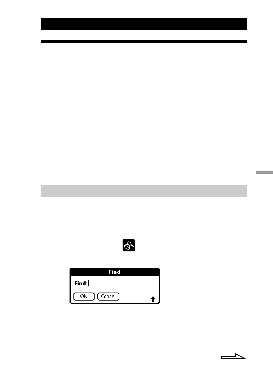 Handy functions, Finding records | Sony CLIE PEG-S300/E User Manual | Page 186 / 261