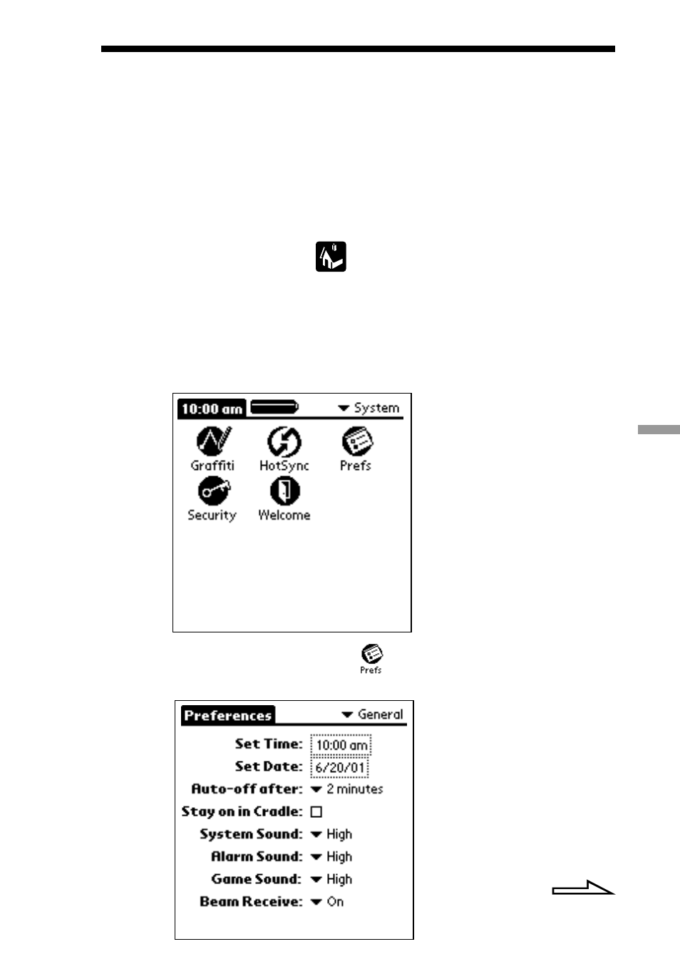 Entering the owner information | Sony CLIE PEG-S300/E User Manual | Page 190 / 261