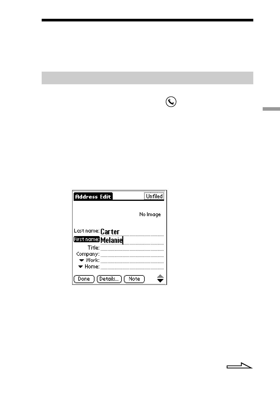 Editing address records | Sony CLIE PEG-S300/E User Manual | Page 83 / 261
